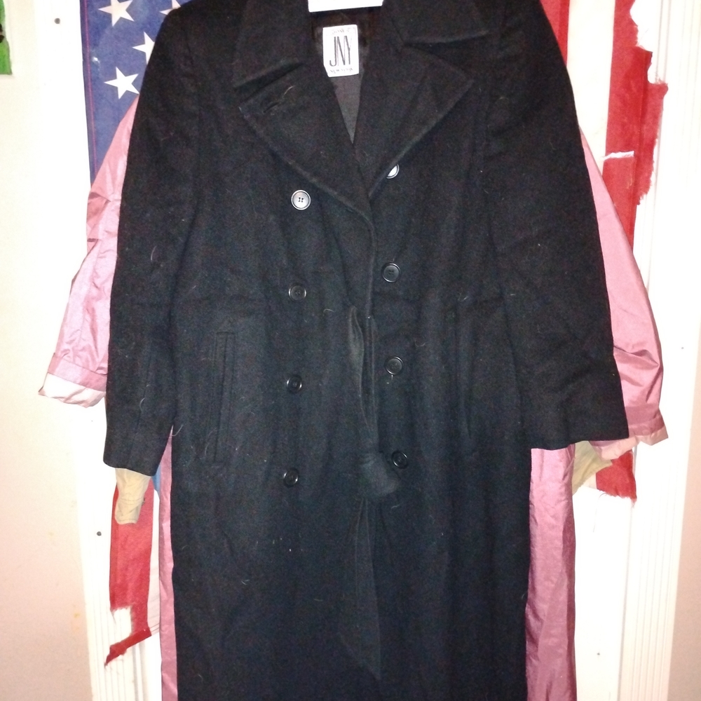 Jones New York Black Trench Coat